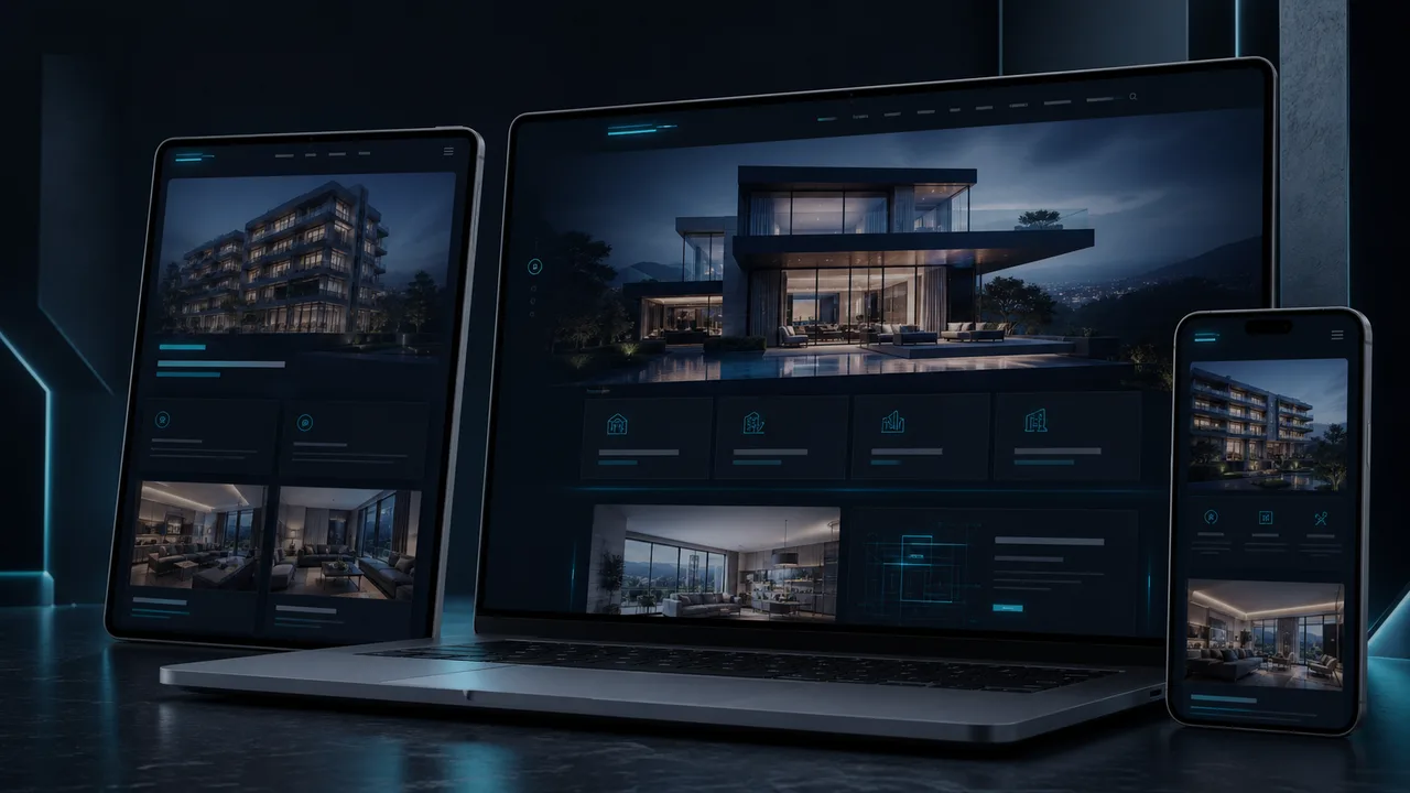 Real Estate Website Mockup