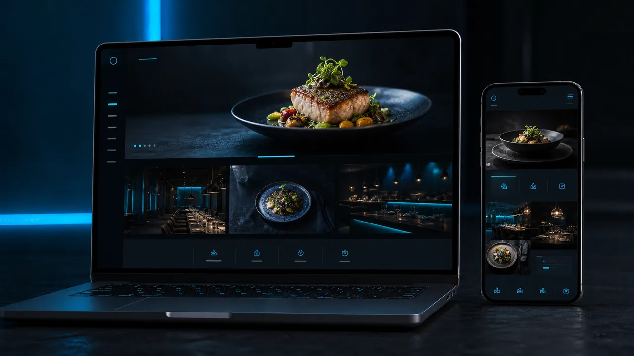 Restaurant Website Mockup